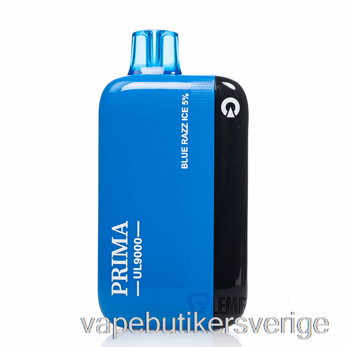 Vape Sverige Prima Ul9000 Engångsblå Razz Ice